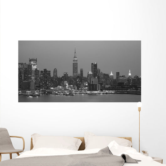 Nightime New York City Wall Mural