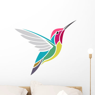 Anna's Hummingbird shown on a wall