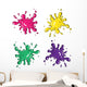 colored blots Wall Decal