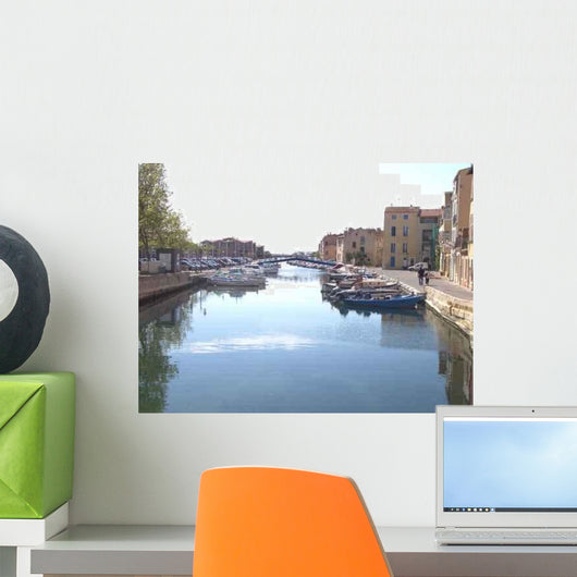 Canal Martigues Wall Decal