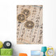 antique chinese book page and coin for background 