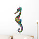 Colorful Sea Horse Wall Decal