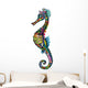 Colorful Sea Horse Wall Decal