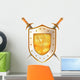 Shield with Sword. Armor Wall Decal