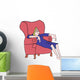 Tired Woman Wall Decal