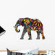 The Cheerful Elephant Wall Decal