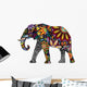 The Cheerful Elephant Wall Decal