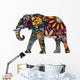 The Cheerful Elephant Wall Decal