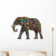 The Cheerful Elephant Wall Decal