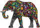The Cheerful Elephant Wall Decal