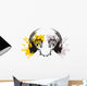 Horse fish with wings and splashes Wall Mural