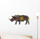 Cheerful Rhinoceros Wall Decal