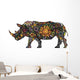 Cheerful Rhinoceros Wall Decal