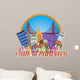 San Francisco Abstract Skyline Golden Gate Bridge Illustration 