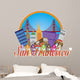 San Francisco Abstract Skyline Golden Gate Bridge Illustration 