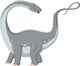 Dinosaur Cartoon Wall Decal