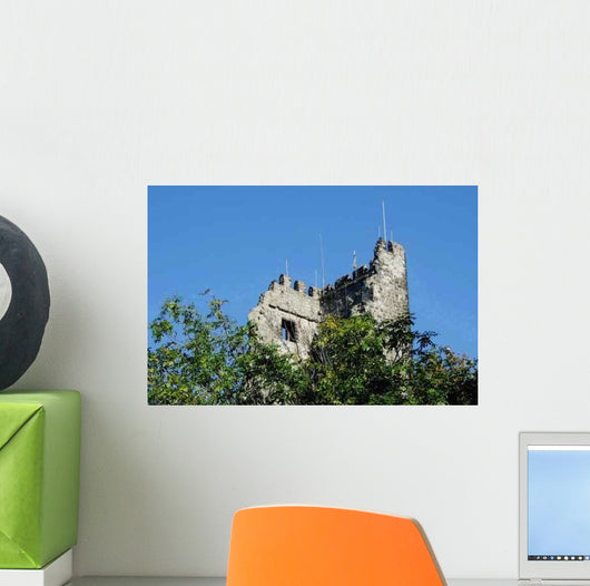 Drachenfels Rhine Winter King Wall Decal