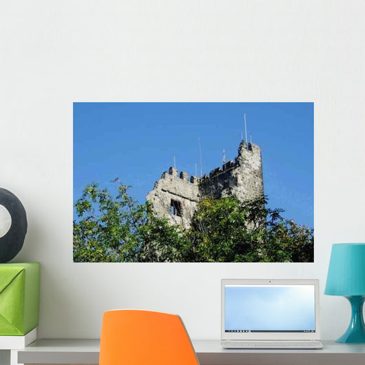 Drachenfels Rhine Winter King Wall Decal
