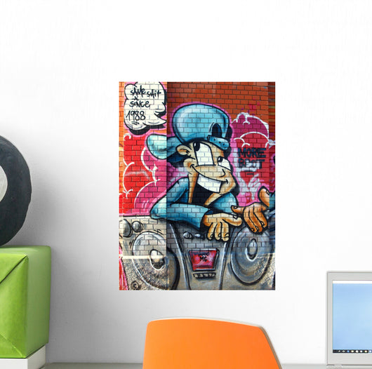 tout sourire...graffiti Wall Mural