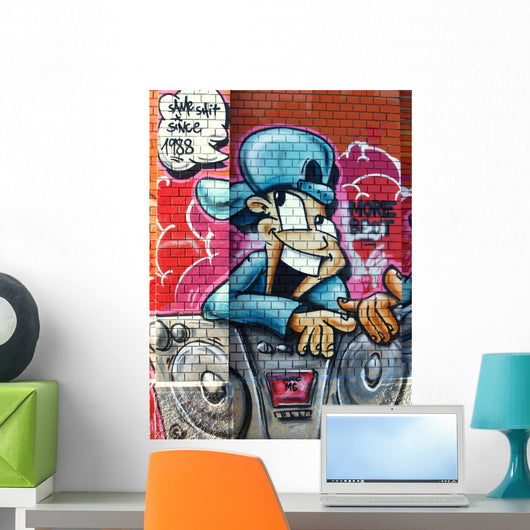 tout sourire...graffiti Wall Mural