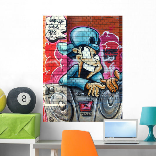 tout sourire...graffiti Wall Mural