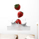 strawberry milk Wall Decal