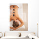 Young Woman Receiving Hot Wall Decal