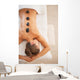 Young Woman Receiving Hot Wall Decal