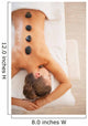 Young Woman Receiving Hot Wall Decal