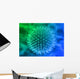 Isolierter Influenza Virus Wall Mural