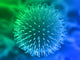 Isolierter Influenza Virus Wall Mural