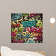 Graffiti background Wall Mural