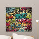 Graffiti background Wall Mural