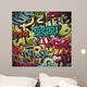 Graffiti background Wall Mural