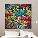 Graffiti background Wall Mural
