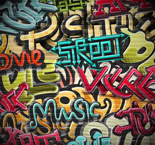 Graffiti background Wall Mural