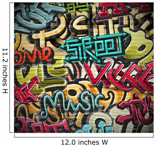 Graffiti background Wall Mural