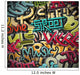 Graffiti background Wall Mural