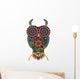 Colorful Mandala Owl Wall Decal