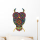 Colorful Mandala Owl Wall Decal