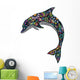 Cheerful Dolphin Wall Decal