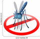 Stop Mosquito Sign Wall Decal
