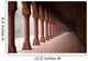 Entrance corridor to the Taj Mahal in the early morning fog Wall Mural