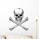 Jolly Roger Skull Wall Decal