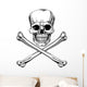 Jolly Roger Skull Wall Decal