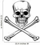 Jolly Roger Skull Wall Decal