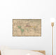 Ancient map of the world Wall Mural