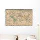 Ancient map of the world Wall Mural