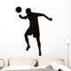 Soccer player detailed vector silhouette. Sports design 