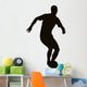 Soccer Player Detailed Vector Silhouette. Sports Design 